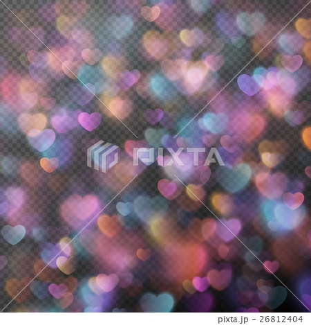 Hearts bokeh as effect. EPS 10 Hearts bokeh as effect. EPS 10 26812404