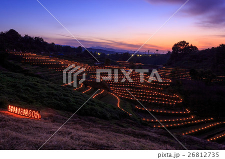 千早赤阪村棚田 棚田夢灯り 26812735