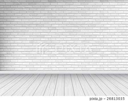 white brick wall and wooden floor background white brick wall and wooden floor background 26813035
