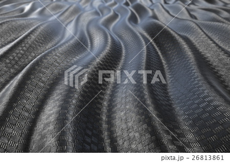 Metallic pattern abstract wave background 26813861