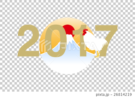 年賀状 2017年 酉年 イラスト 26814219