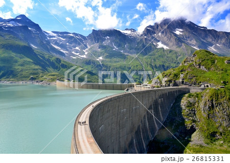 The Moserbooden hydroelectric dam in Austria Alps. 26815331