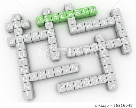 3d image Research  issues concept word cloud 26816049