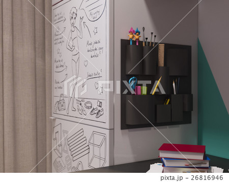 3d render of interior design children's room 3d render of interior design children's room 26816946
