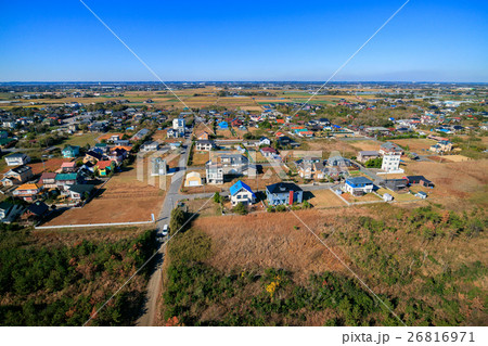 山武市 白幡 本須賀海水浴場付近を空撮 山武市 白幡 本須賀海水浴場付近を空撮 26816971