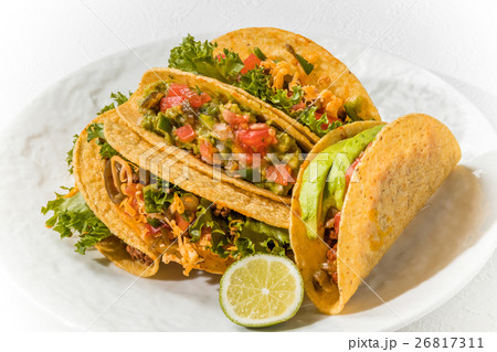 タコスセット　メキシコ料理　 Mexican food tacos 26817311