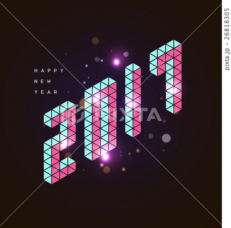 2017　年賀状　イラスト　素材 26818305