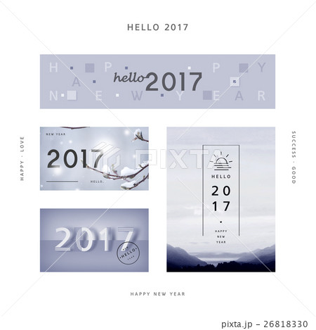 2017　年賀状　イラスト　素材 26818330