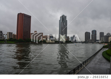 かちどき橋から中央大橋方面風景 26818852