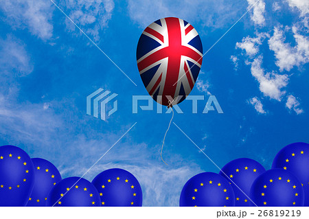 Balloon with the flag of the United Kingdom  26819219