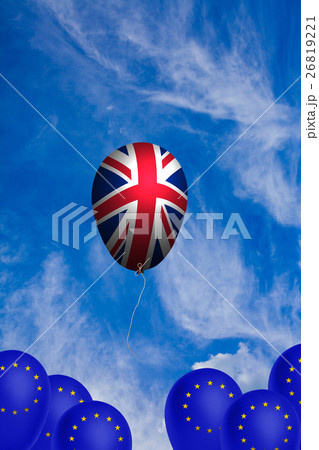 Balloon with the flag of the United Kingdom Balloon with the flag of the United Kingdom 26819221
