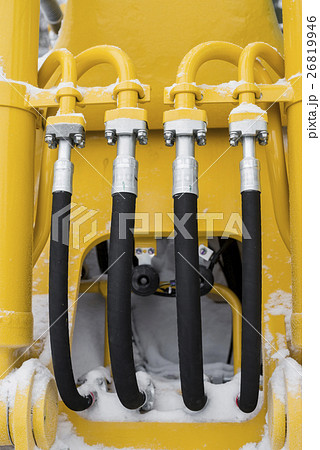 Hydraulic connections of a machinery industrial 26819946