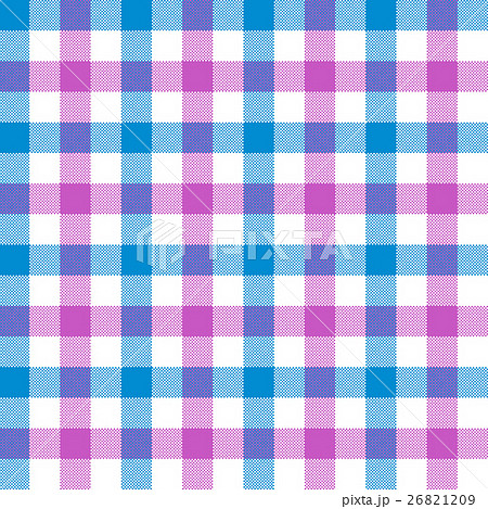 Purple blue check tablecloth seamless pattern Purple blue check tablecloth seamless pattern 26821209