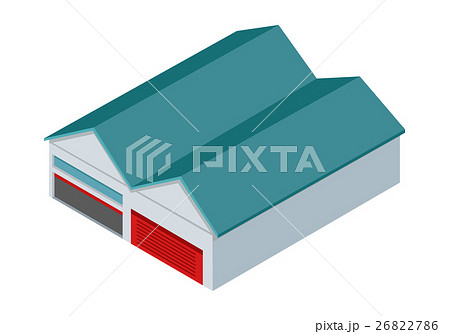 Hangars Vector Icon In Isometric Projection Hangars Vector Icon In Isometric Projection 26822786