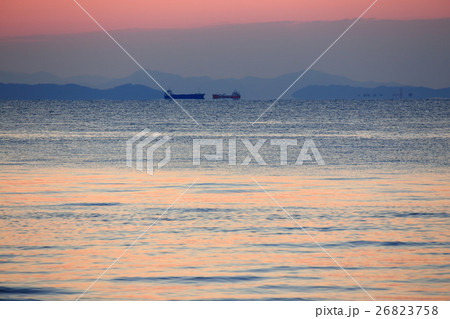 紀伊水道の夕景 紀伊水道の夕景 26823758