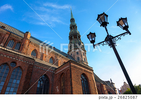 Saint Peters Church in old city Riga, Latvia Saint Peters Church in old city Riga, Latvia 26825087