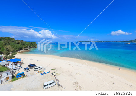 アンチ浜ビーチ 瀬底島の写真素材 2656