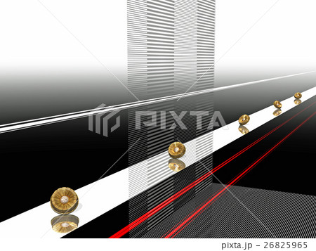 弁護士バッジ一列のイラスト素材