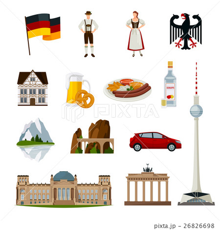Germany Flat Icons Collection 26826698