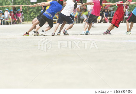 運動会イメージ（綱引き） 26830400
