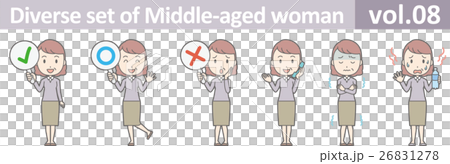 一名中年婦女穿著裙子vol.08 26831278