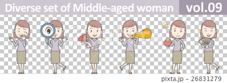 A middle-aged woman wearing a skirt vol.09 26831279