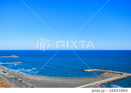 千葉県一宮町一宮海水浴場付近を空撮 千葉県一宮町一宮海水浴場付近を空撮 26833864