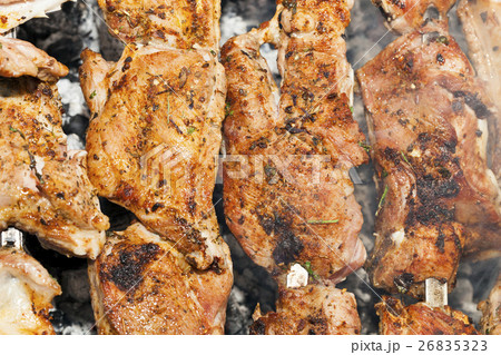 barbecue pork, close-up 26835323