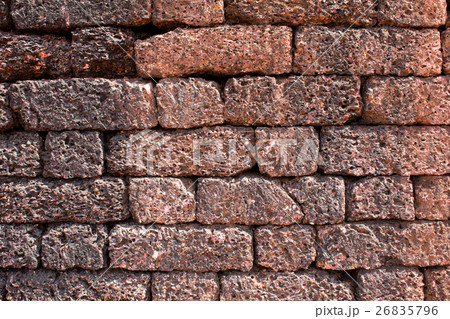 Old red brick wall texture background Old red brick wall texture background 26835796
