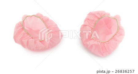 Set of Shower cap isolated over the white 26836257