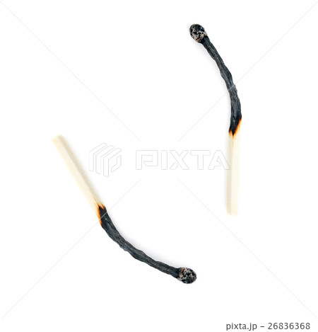 Set of Wooden match isolated over the white 26836368
