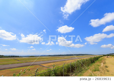 夏空と岡山空港 夏空と岡山空港 26839631