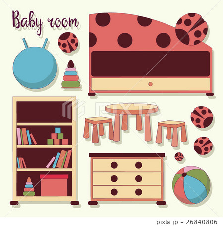Interior of baby room Interior of baby room 26840806