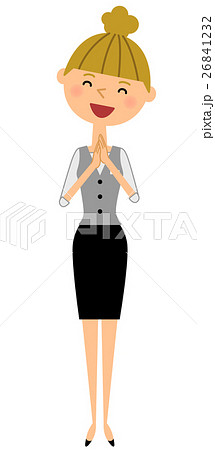 働く女性　喜ぶ 26841232