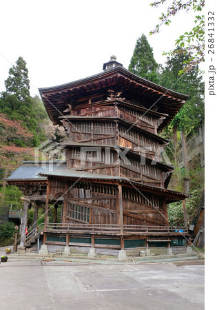 【重要文化財】さざえ堂（円通三匝堂） 26841332