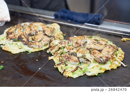 岡山県日生町のカキオコ（絶品のB級グルメお好み焼き） 26842470