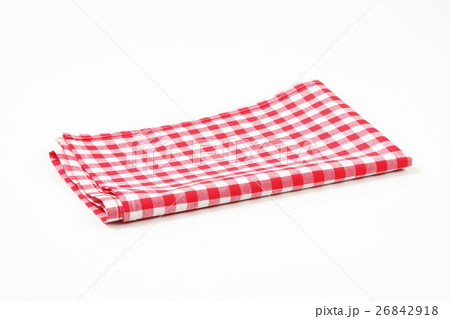 red and white tea towel 26842918