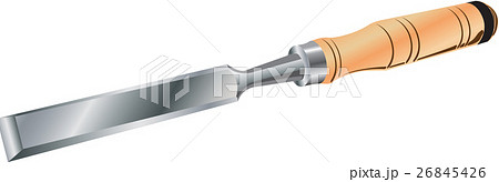 Chisel set isolated on white background. Tools. 26845426