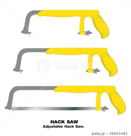 Hacksaw isolated on white background. 26845481