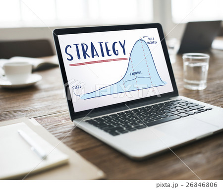 Strategy Report Analytics Progress Concept Strategy Report Analytics Progress Concept 26846806
