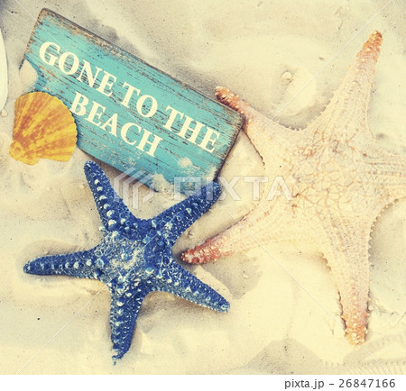 Gone to the Beach Summer Holiday Vacation Starfish Concept 26847166