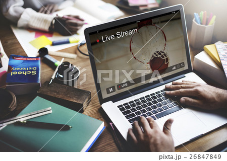 Live Stream Video Multimedia Concept 26847849