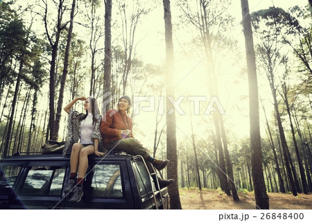 Couple Exploring Trip Holiday Concept Couple Exploring Trip Holiday Concept 26848400