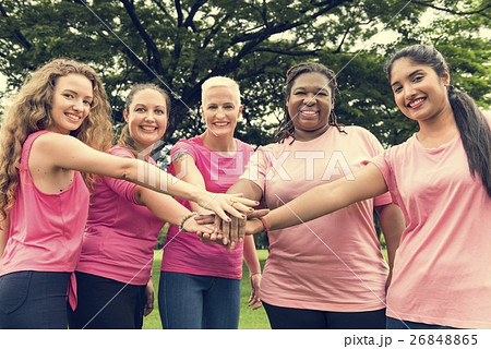 Women Breast Cancer Support Charity Concept 26848865