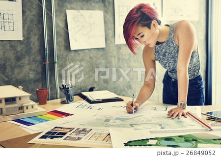 Design Studio Architect Creative Occupation Blueprint Concept 26849052