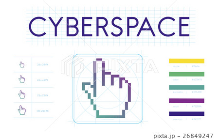 Cyberspace Links Seo Webinar Hand Concept 26849247