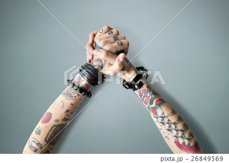 Tattoo Woman Style Glamour Alternative Lifestyle Concept 26849569