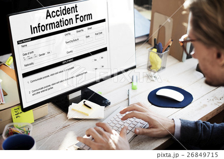 Accident Injury Report Form Information Concept 26849715