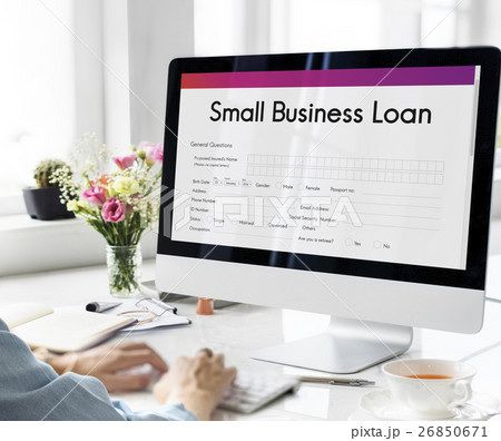 Small Business Loan Form Concept 26850671