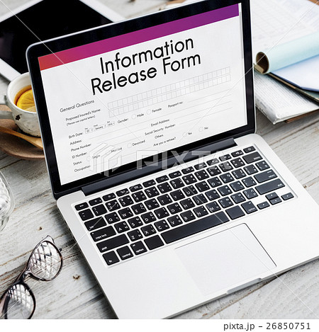 Information Release Form Document Concept Information Release Form Document Concept 26850751